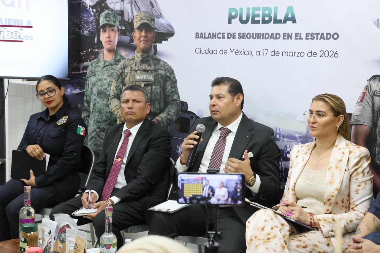 Puebla reduce delitos y presume golpe a la delincuencia