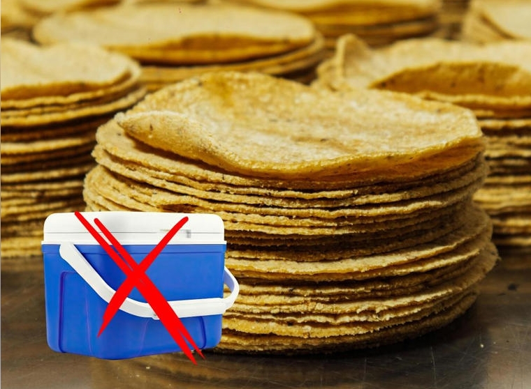 ¿Multas de hasta 4 millones por vender tortillas en hieleras? Esto dice Profeco