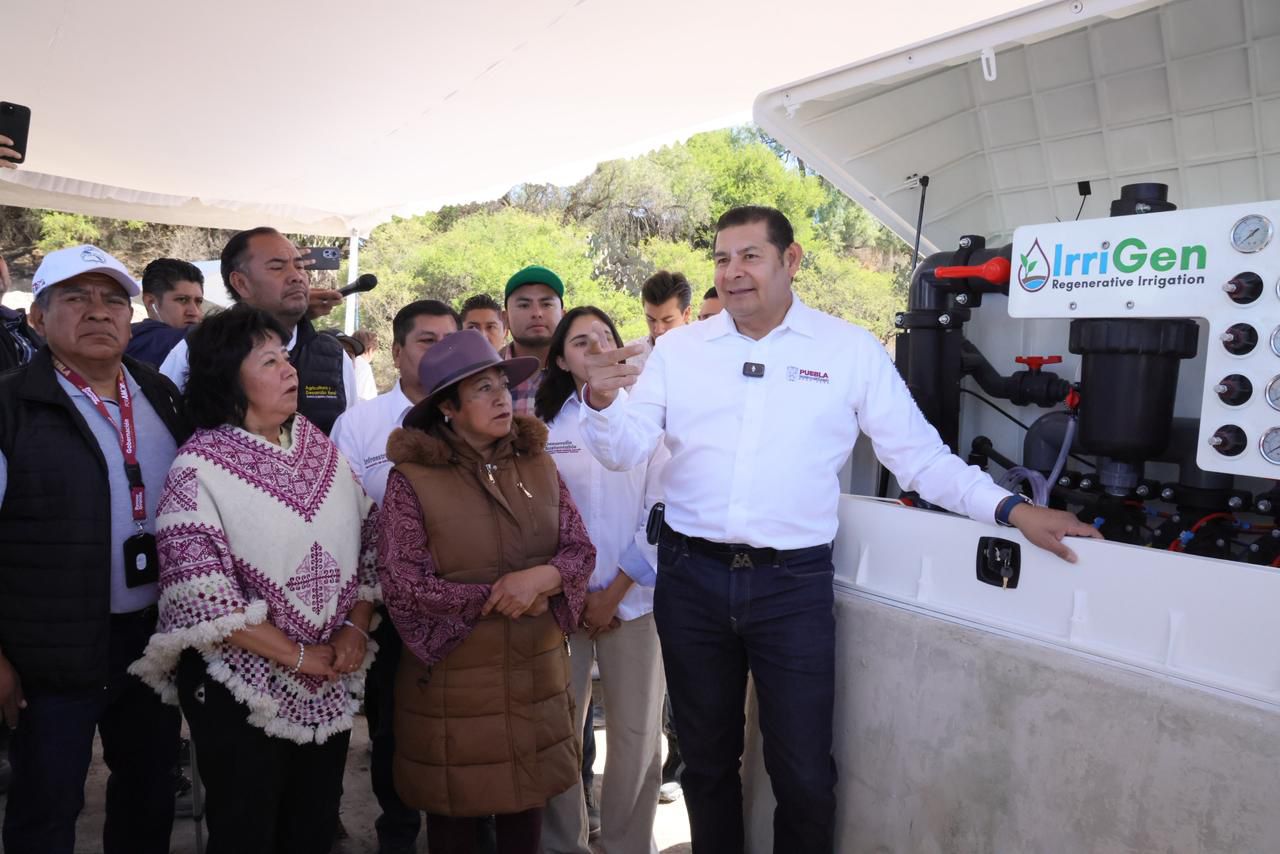 Riego inteligente transforma el campo poblano