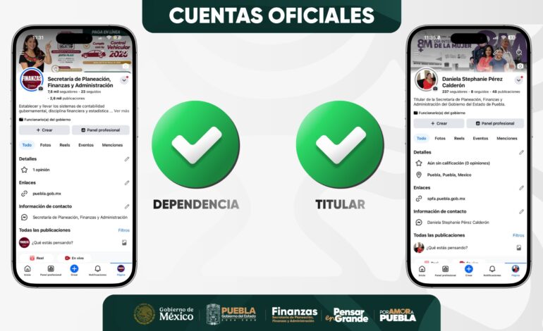 Alertan sobre cuentas falsas que suplantan a titular de Finanzas en Puebla