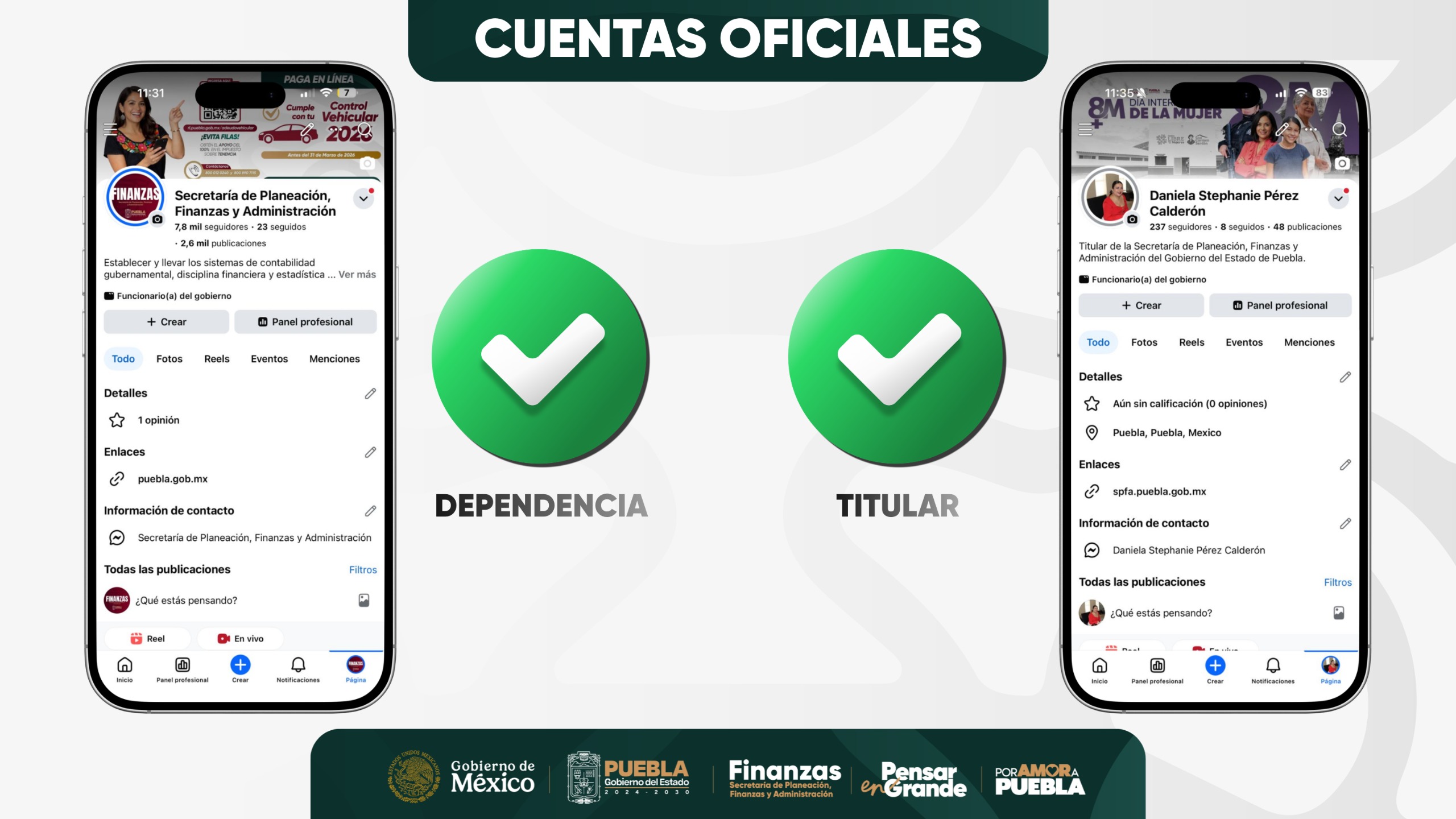 Alertan sobre cuentas falsas que suplantan a titular de Finanzas en Puebla