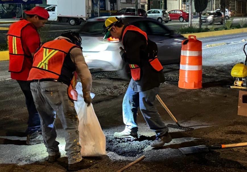 Aceleran obra en Reforma con trabajos día y noche