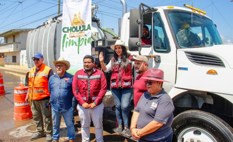 Limpieza en Mixquitla prevendrá inundaciones en San Pedro Cholula