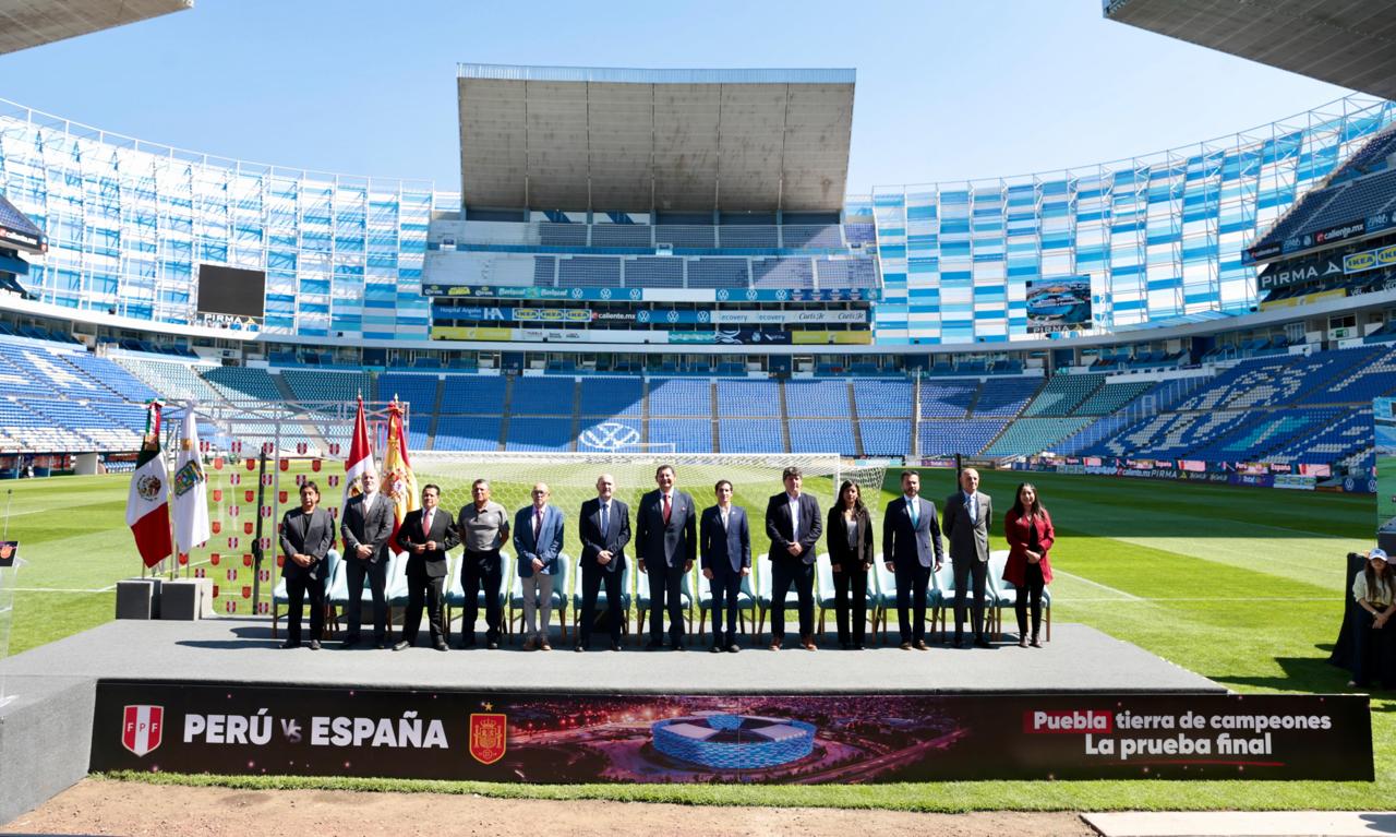 España vs Perú pondrá a Puebla en el mapa mundial