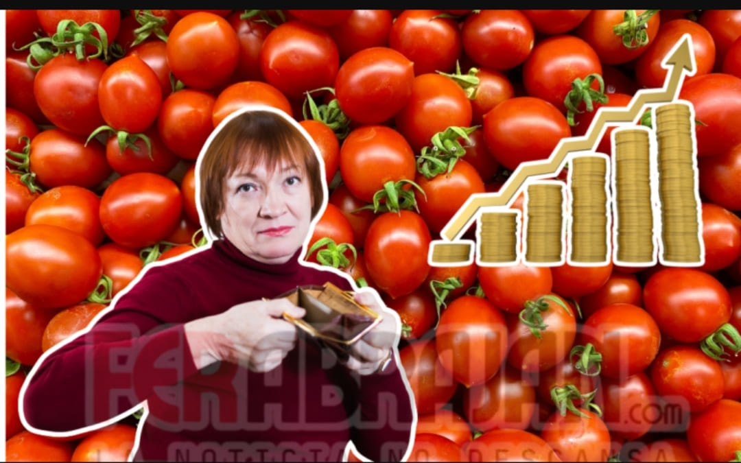 Jitomate y pollo disparan la inflación en México