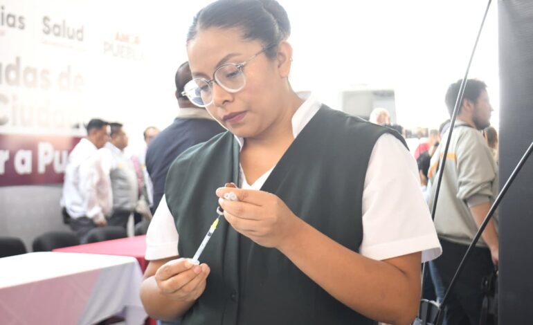 Arranca en Atlixco jornada de vacunación con servicios médicos gratuitos