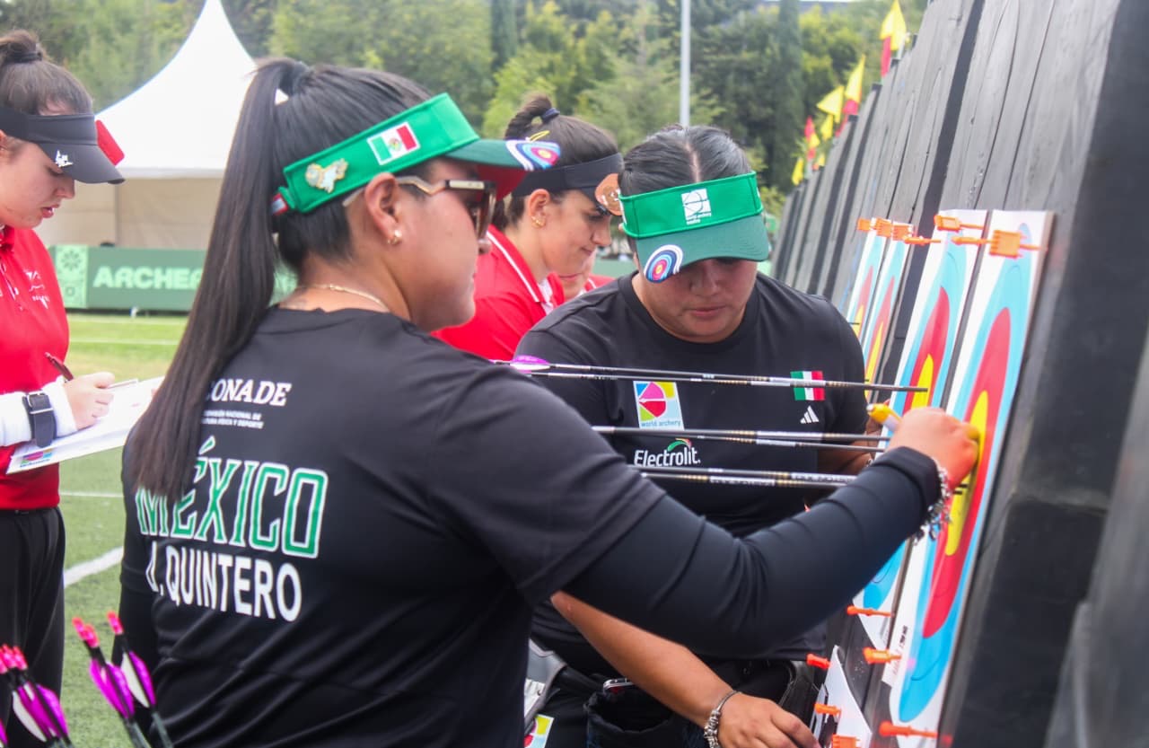 México brilla en Puebla con doble bronce en tiro con arco