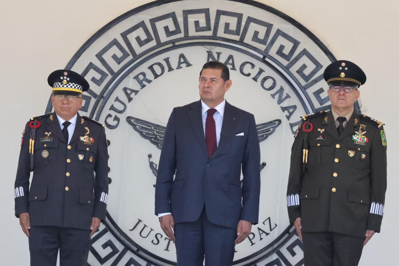 Armenta refrenda coordinación con Guardia Nacional en Puebla