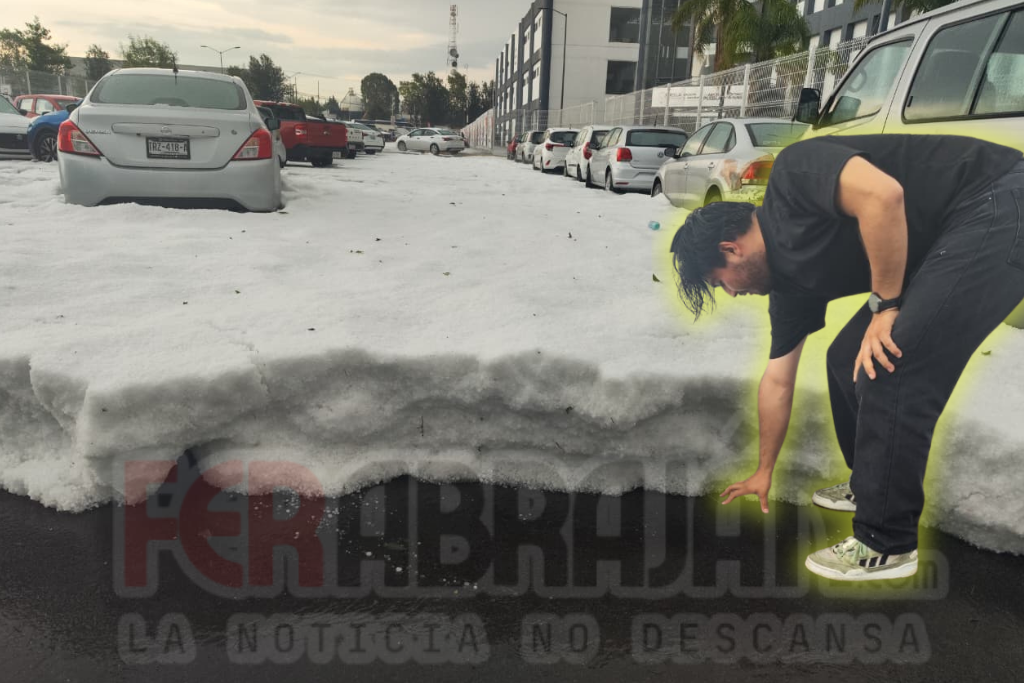 Granizada activa operativo y deja afectaciones menores