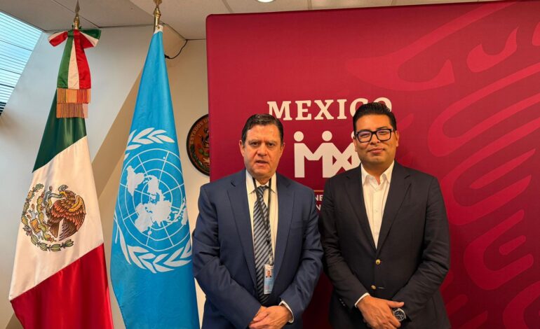 Néstor Camarillo llevó agenda internacional a Nueva York