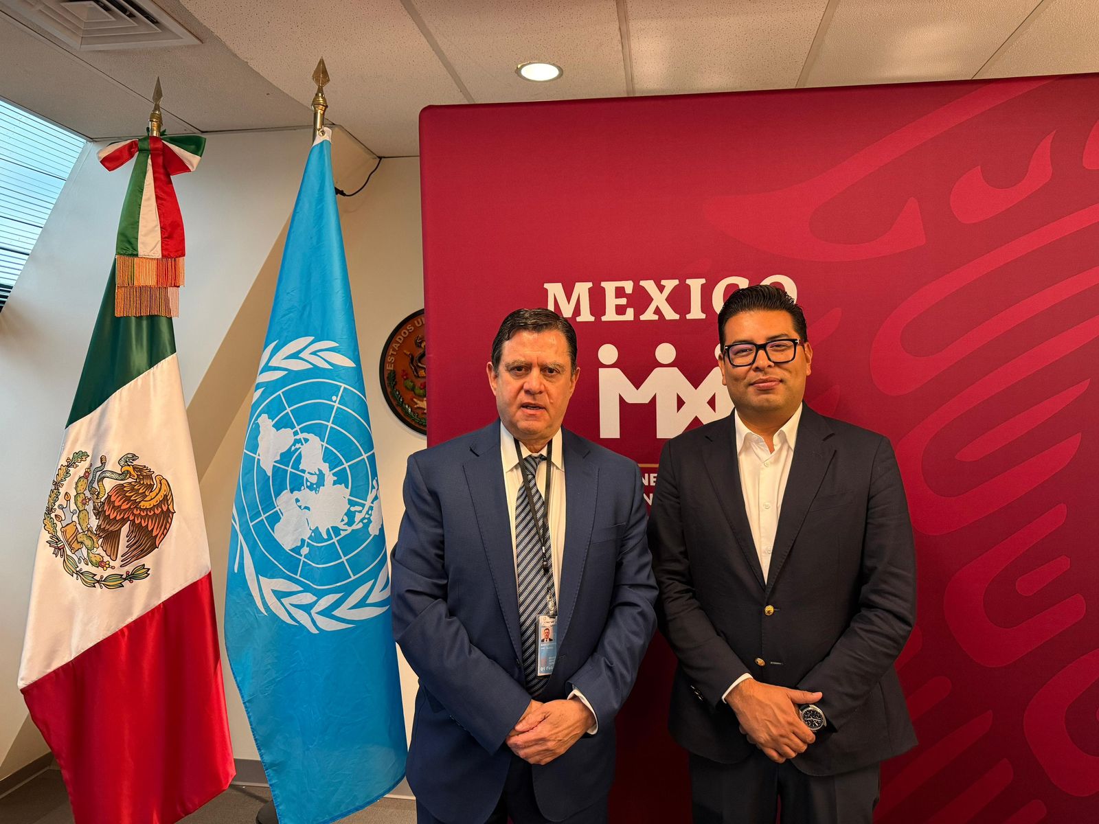 Néstor Camarillo llevó agenda internacional a Nueva York