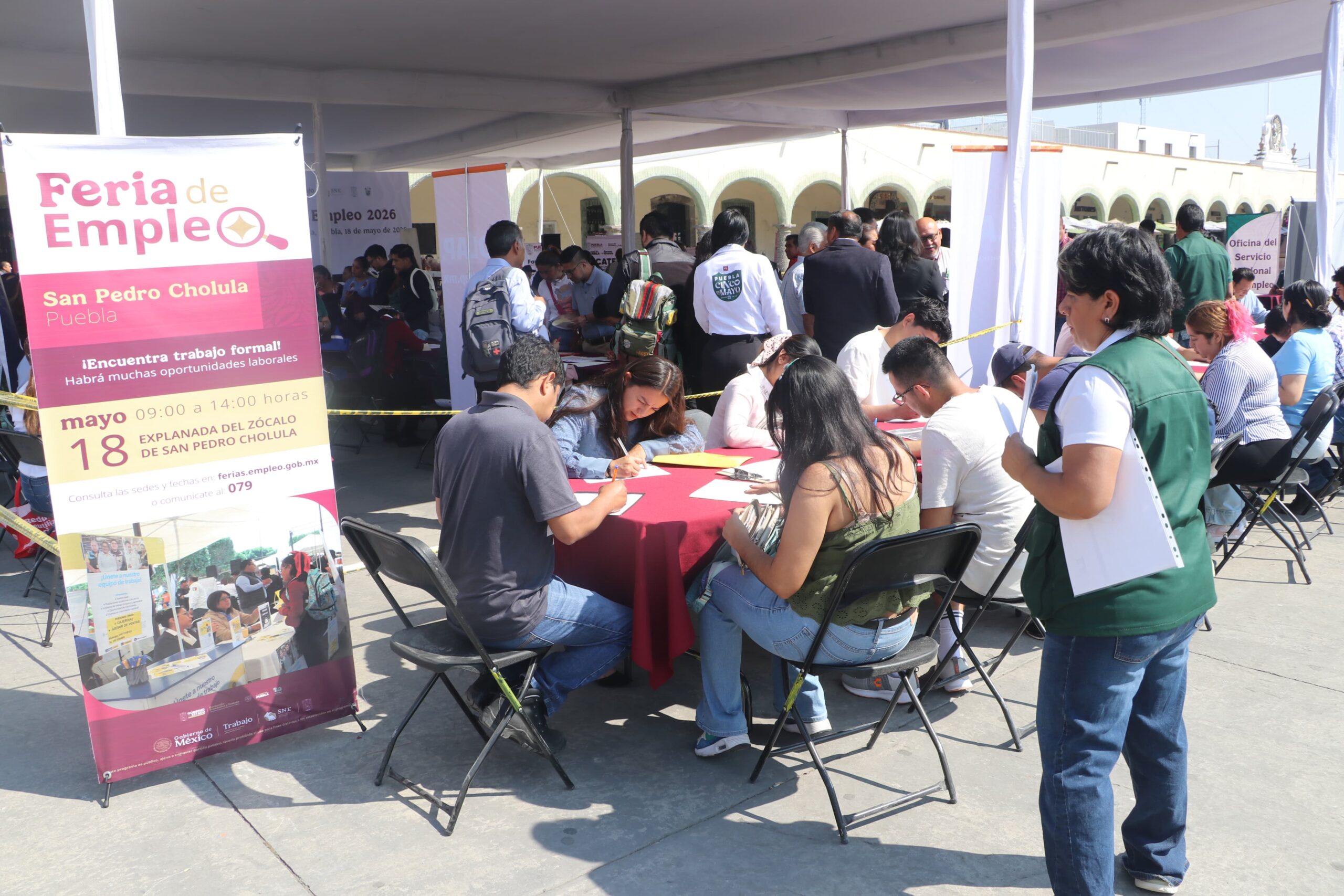 Mil 700 vacantes laborales llegaron a San Pedro Cholula