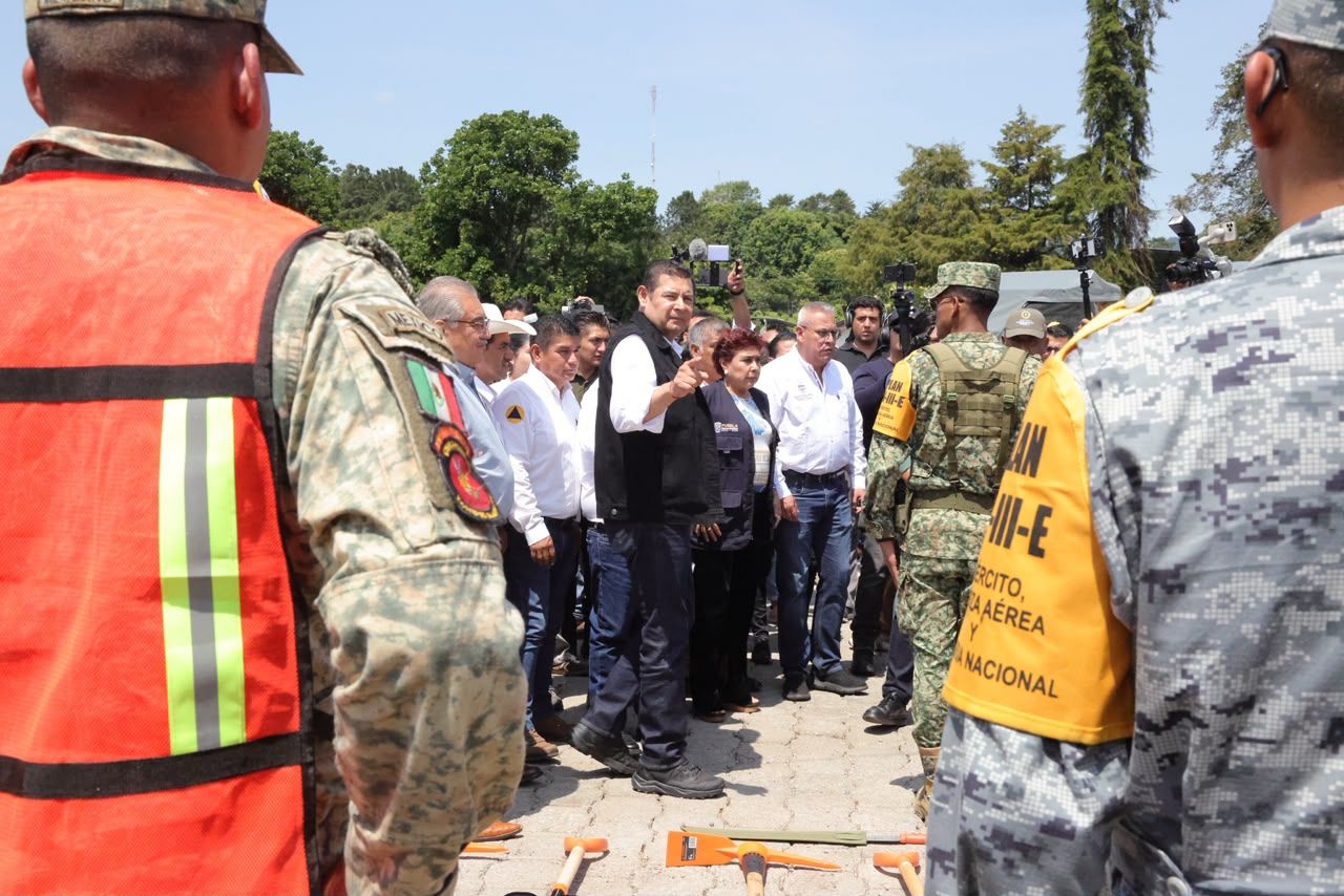 Refuerzan estrategia preventiva por temporada de lluvias en Puebla