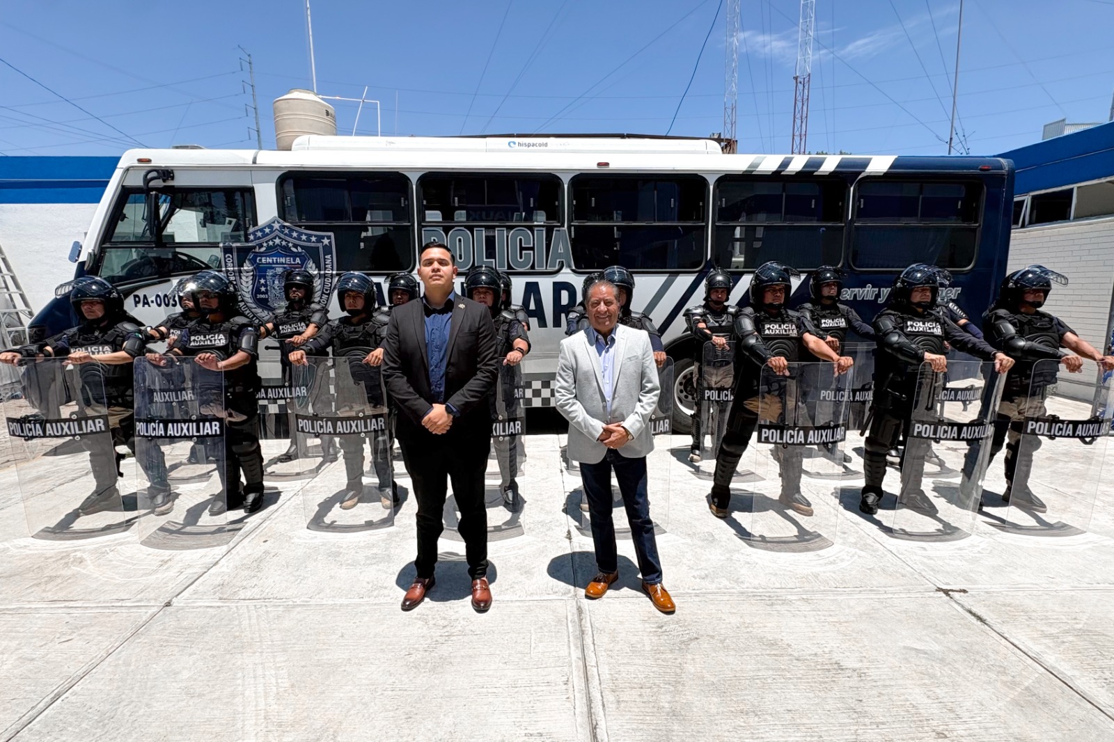 Policía Auxiliar fortalece capacitación con corporación de Michoacán
