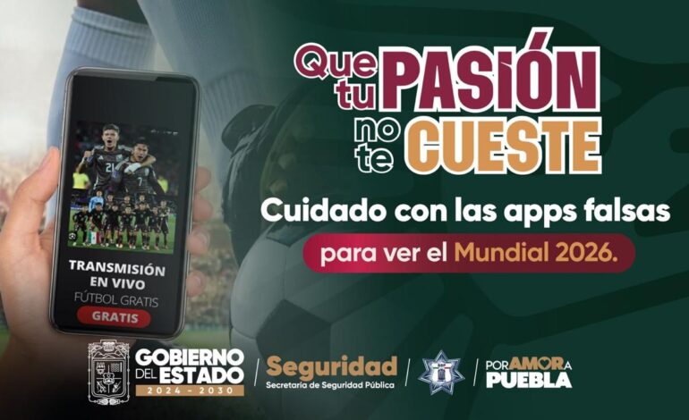 Cuidado con fraudes: SSP alerta por plataformas falsas para ver el Mundial