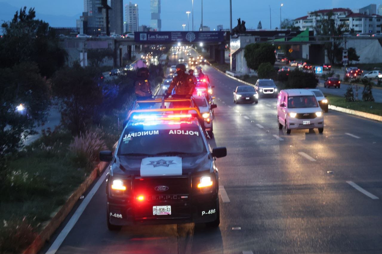 Refuerzan vigilancia en la Vía Atlixcáyotl