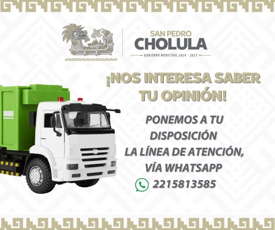 En San Pedro Cholula sí recolectarán basura el 1 y 5 de mayo
