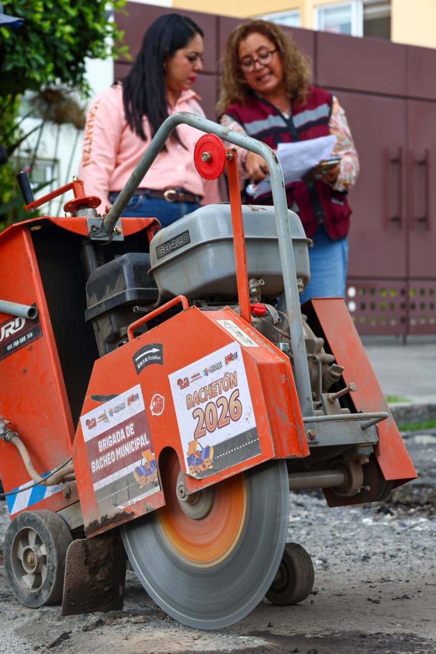 Tonantzin acelera programa de bacheo con tres frentes de trabajo