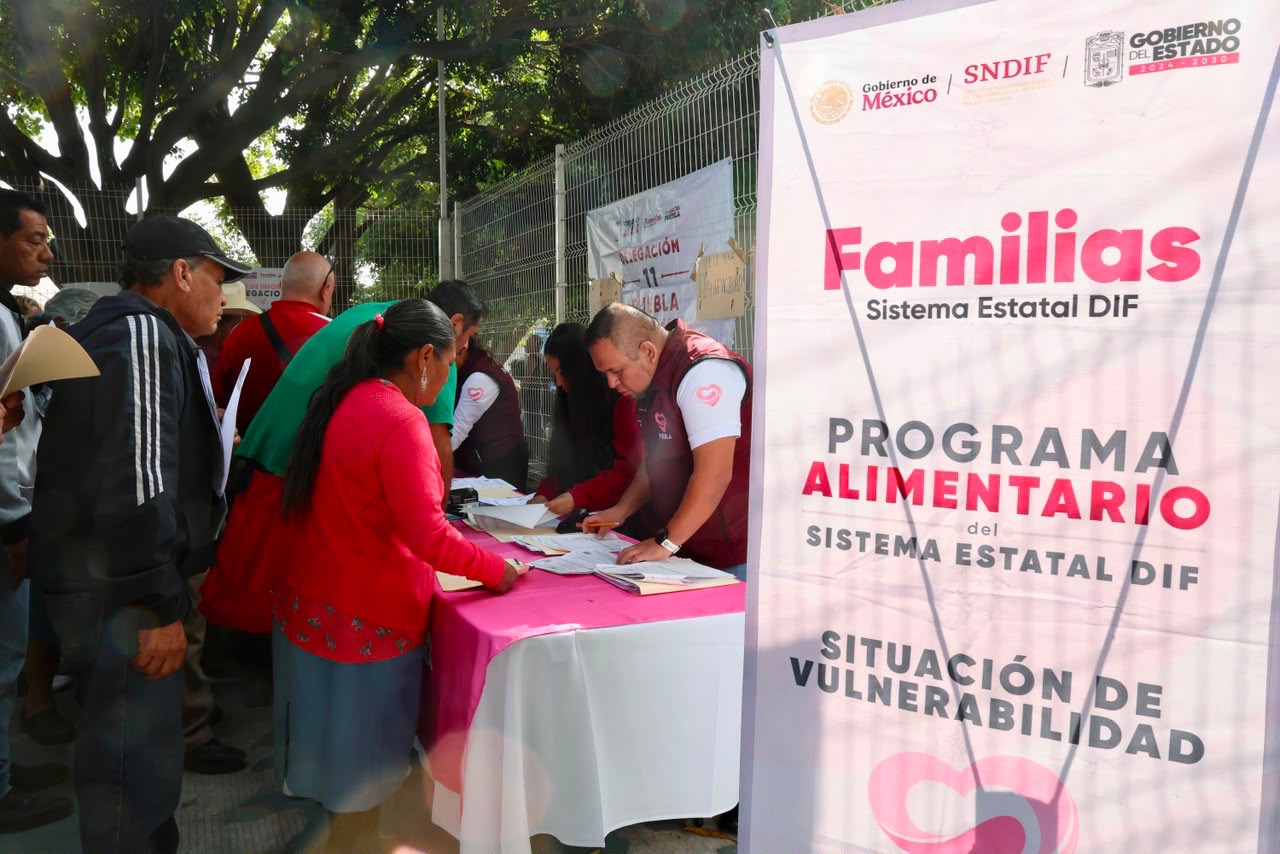 SEDIF entrega más de 12 mil despensas a familias de Puebla capital