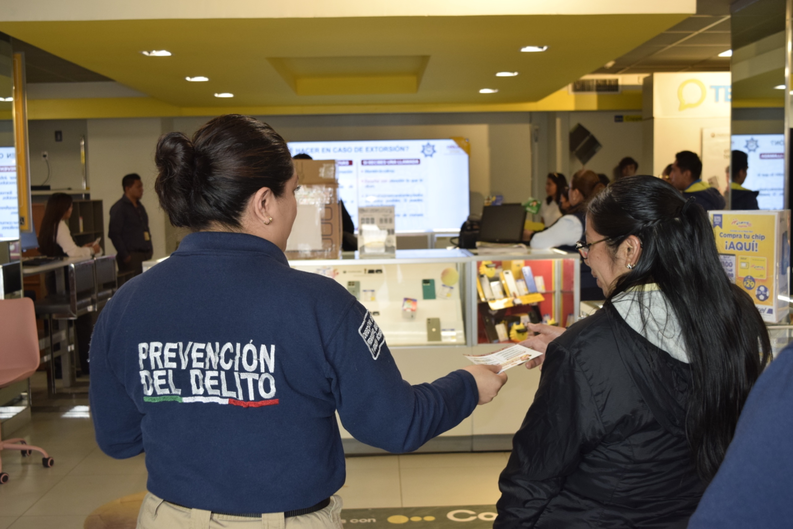 Tonantzin refuerza prevención de extorsiones en comercios de Cholula