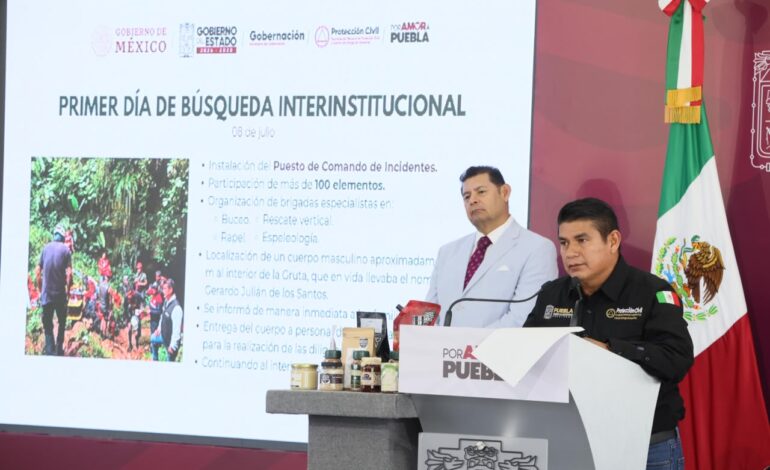 Armenta mantiene apoyo a familias tras tragedia en Chichicazapa