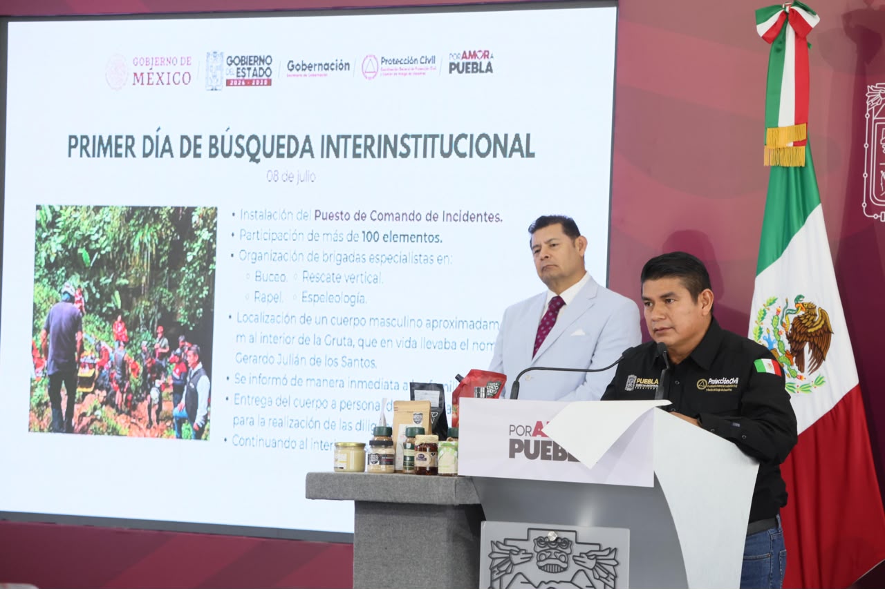 Armenta mantiene apoyo a familias tras tragedia en Chichicazapa