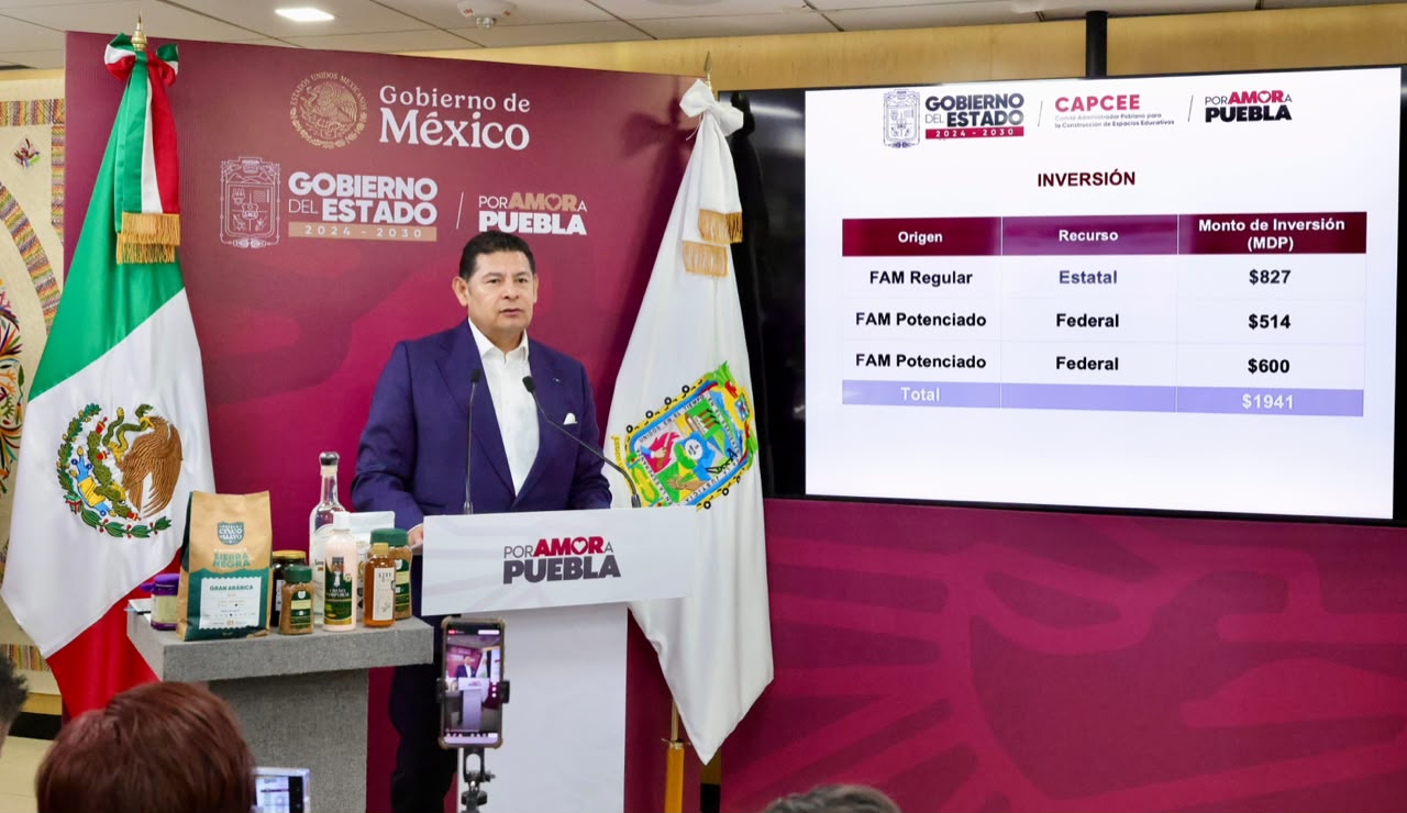 Puebla destinará casi 2 mil mdp para ampliar y modernizar su infraestructura educativa