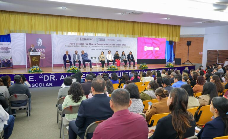 Concluyen foros de la Nueva Escuela Mexicana en Puebla