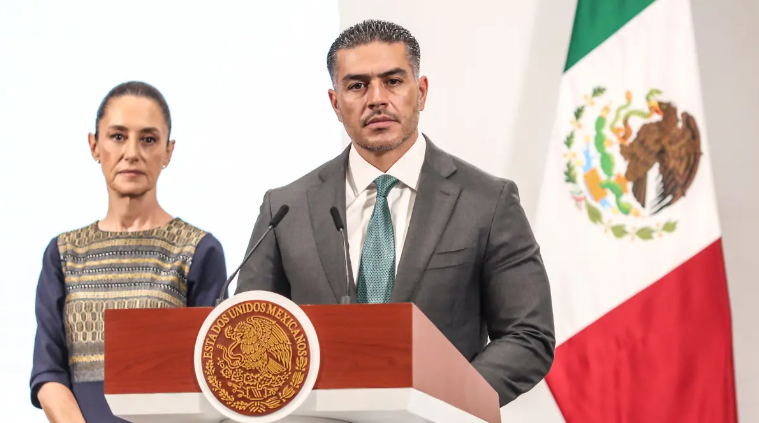 Harfuch presenta estrategia de seguridad de México ante la DEA