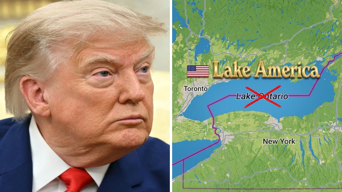 Trump plantea renombrar el Lago Ontario