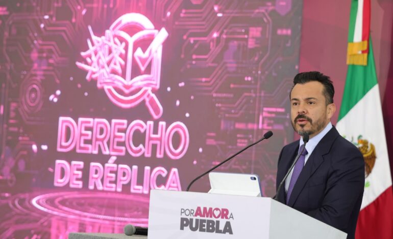 García Parra defiende resultados de seguridad en Puebla