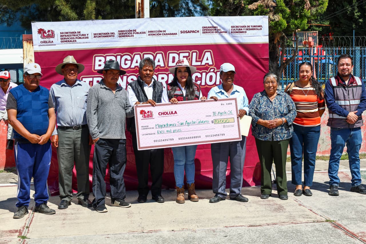 Brigada de la Transformación llega a San Agustín Calvario