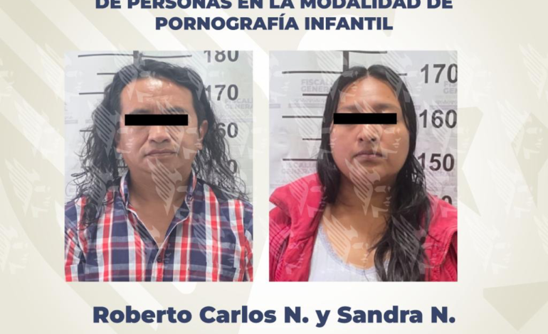 Vinculan a proceso a dos personas por presunta trata y pornografía infantil en Puebla