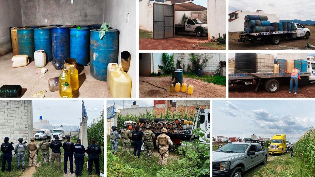 Aseguran cinco inmuebles ligados a huachicol y robo de vehículos en Puebla