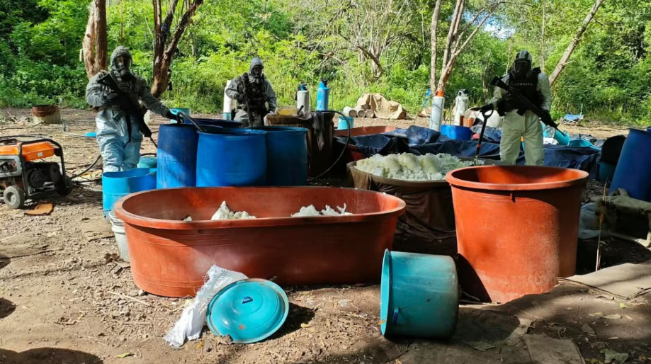 Desmantelan cuatro laboratorios de drogas sintéticas en Michoacán y Guerrero