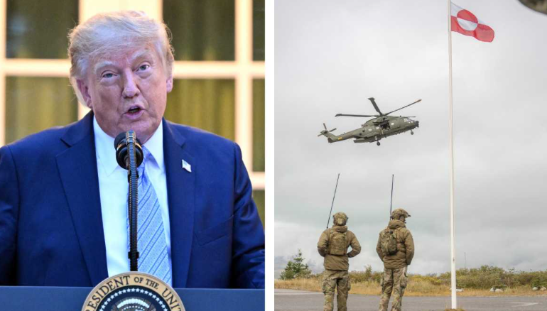 Trump anuncia acuerdo para ampliar presencia militar de EU en Groenlandia