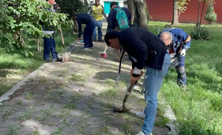 Más de 60 colaboradores limpian parques de San Manuel por el Día Mundial de la Limpieza