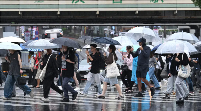 Tokio rompe récord histórico de días lluviosos