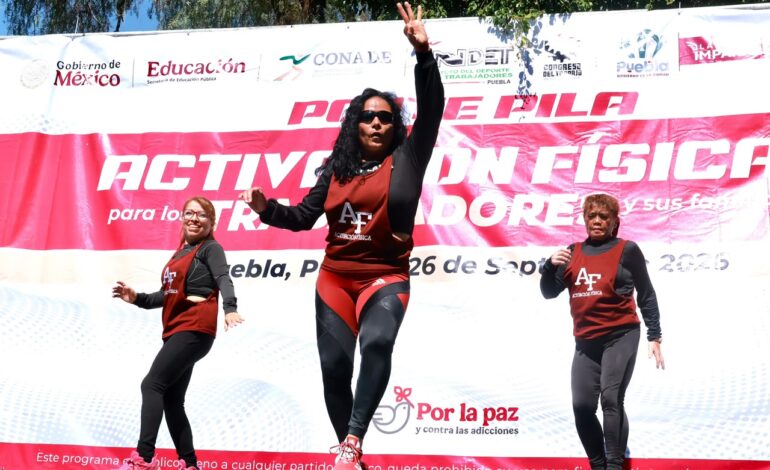 Puebla impulsa la activación física con el programa “Ponte Pila”
