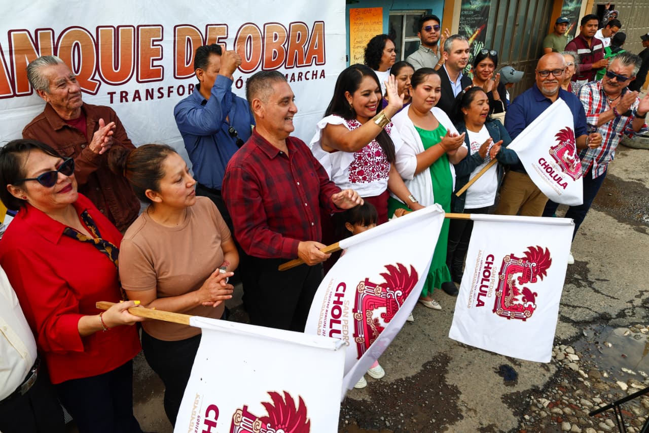 Tras ocho años de rezago, rehabilitan vialidades en San Pedro Cholula