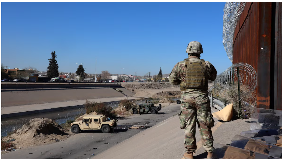 México y Estados Unidos despliegan militares en la frontera bajo esquema de ‘operaciones espejo’