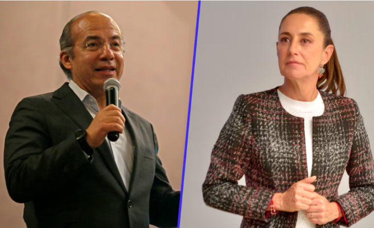 Claudia Sheinbaum acusa a Felipe Calderón de comprometer la soberanía nacional ante agencias de EE. UU.
