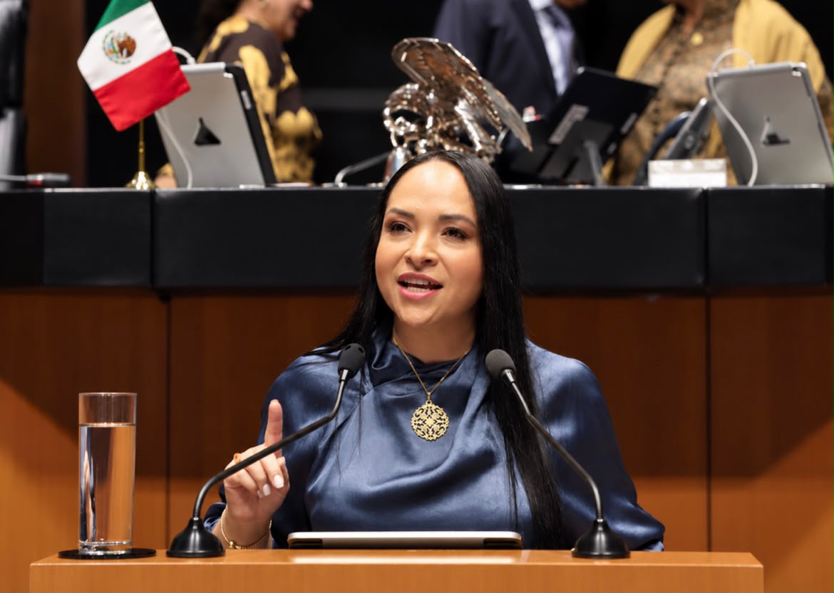 Senado aprueba reforma de propiedad industrial; Liz Sánchez rechaza censura a memes