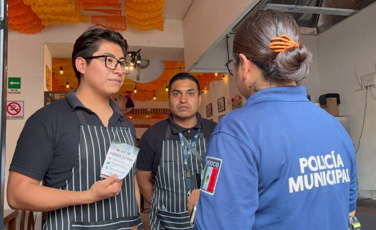 San Pedro Cholula despliega operativo contra el cobro de piso y extorsión en comercios