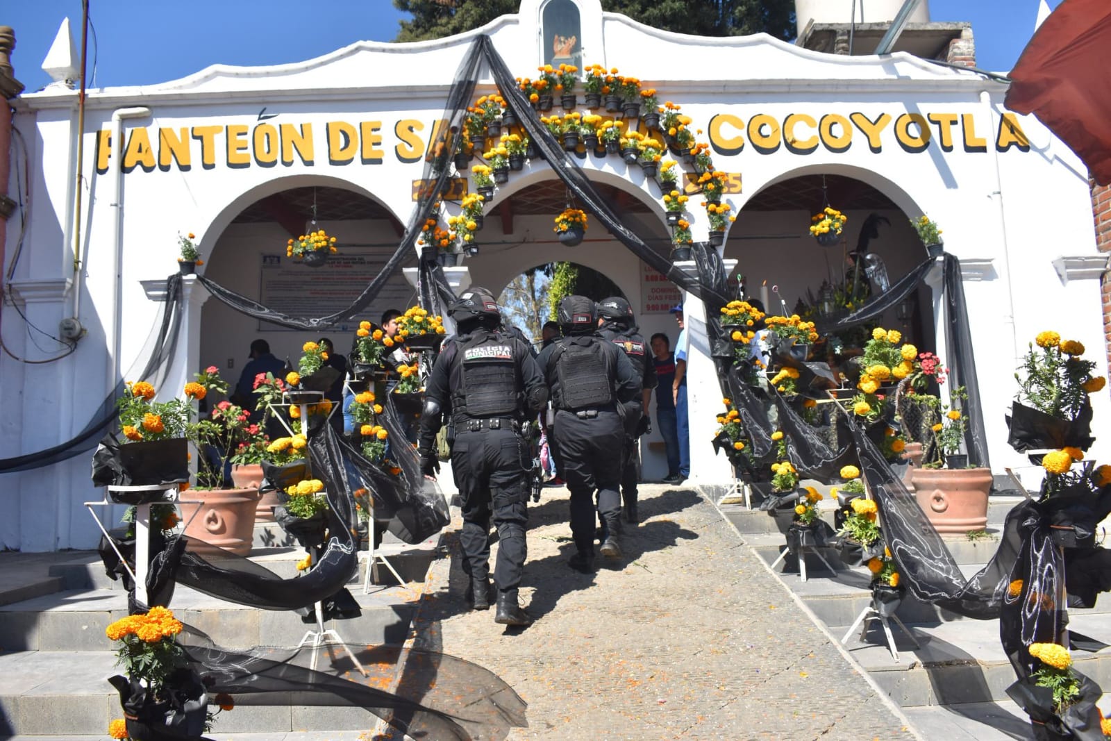 San Pedro Cholula alista operativo de seguridad y vigilancia para las festividades de Día de Muertos