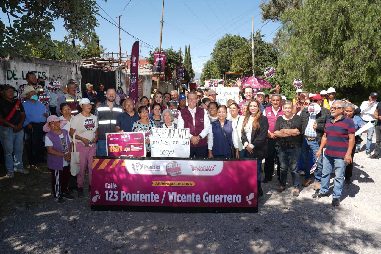 Pone en marcha Pepe Chedraui pavimentación en Guadalupe Hidalgo dentro del programa #CallesAl100