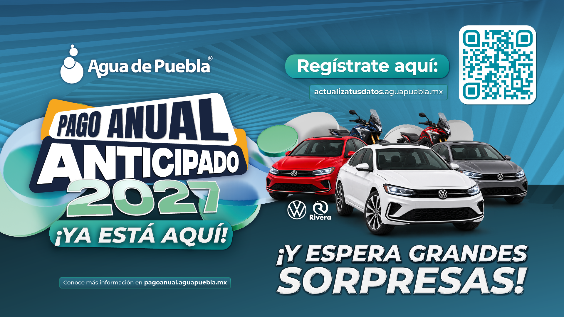 Agua de Puebla abre el Pago Anual Anticipado 2027